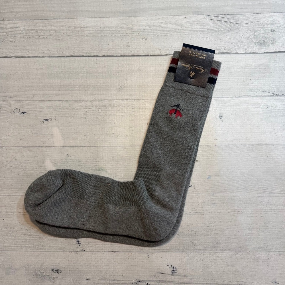 Brooks Brothers Men's ribbed casual sock size 7.5-12 NEW